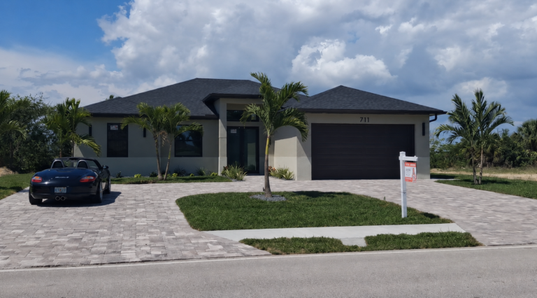Cape Coral New Construction Home Appraisal – Fresh Water Canal